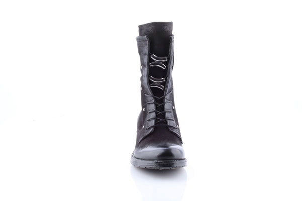MJUS Italian Leather Boot in Nero