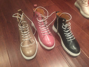 Bootie sneakers in assorted colours